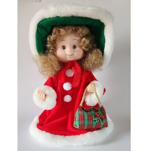 Vintage Santa's Best Undercover Kids Animated 13" Christmas Doll Works
